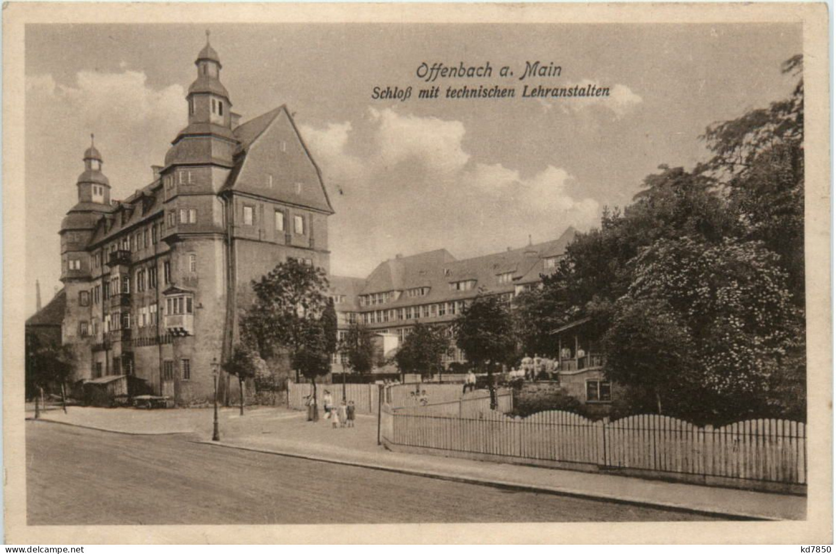 Offenbach Am Main - Schloss Mit Technischen Lehranstalten - Offenbach