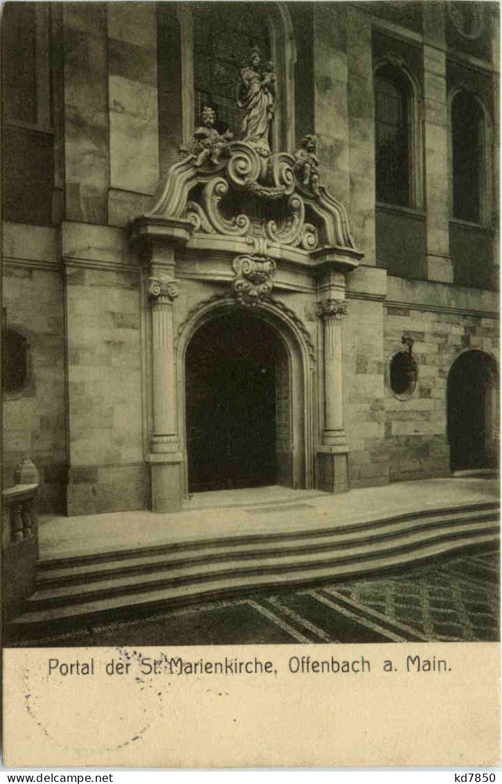 Offenbach Am Main - Portal Der St. Marienkirche - Offenbach