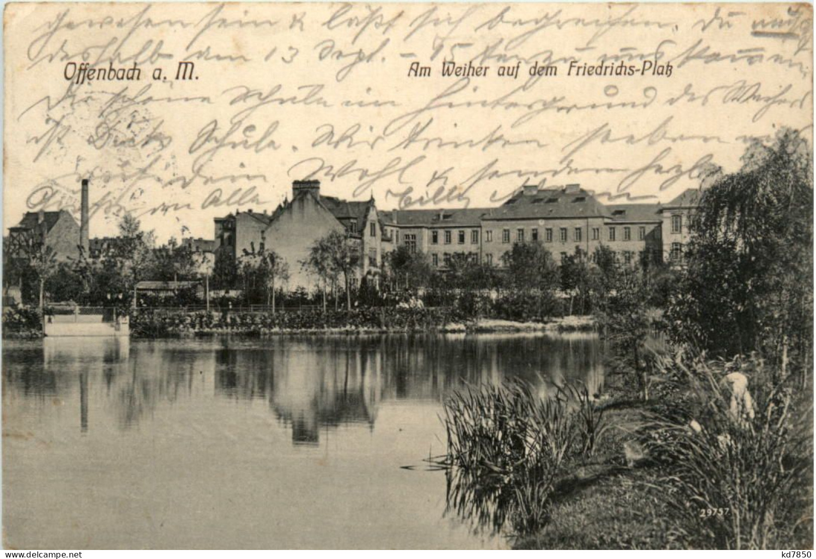 Offenbach Am Main - Am Weiher Auf Dem Friedrichs-Platz - Offenbach