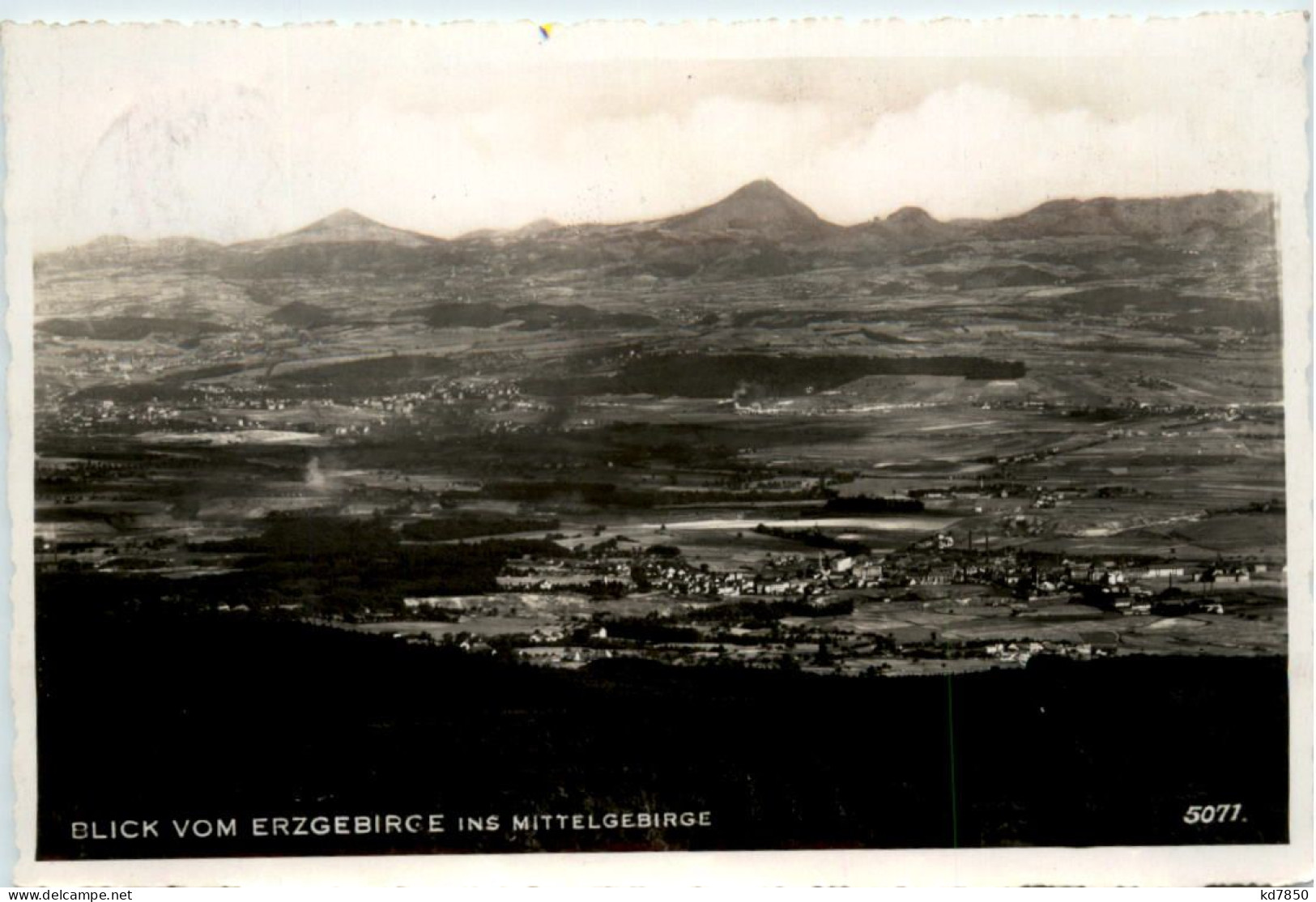 Blick Vom Erzgebirge Ins Mittelgebirge - Repubblica Ceca