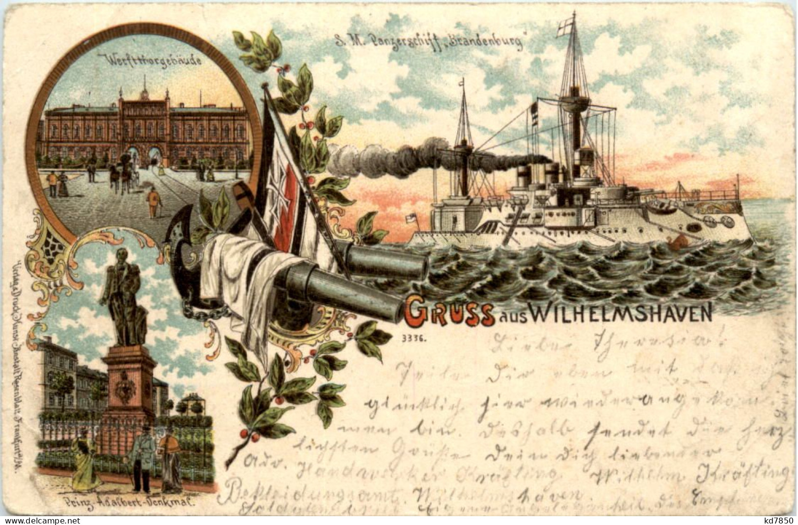 Gruss Aus Wilhelmshaven - Litho - Wilhelmshaven