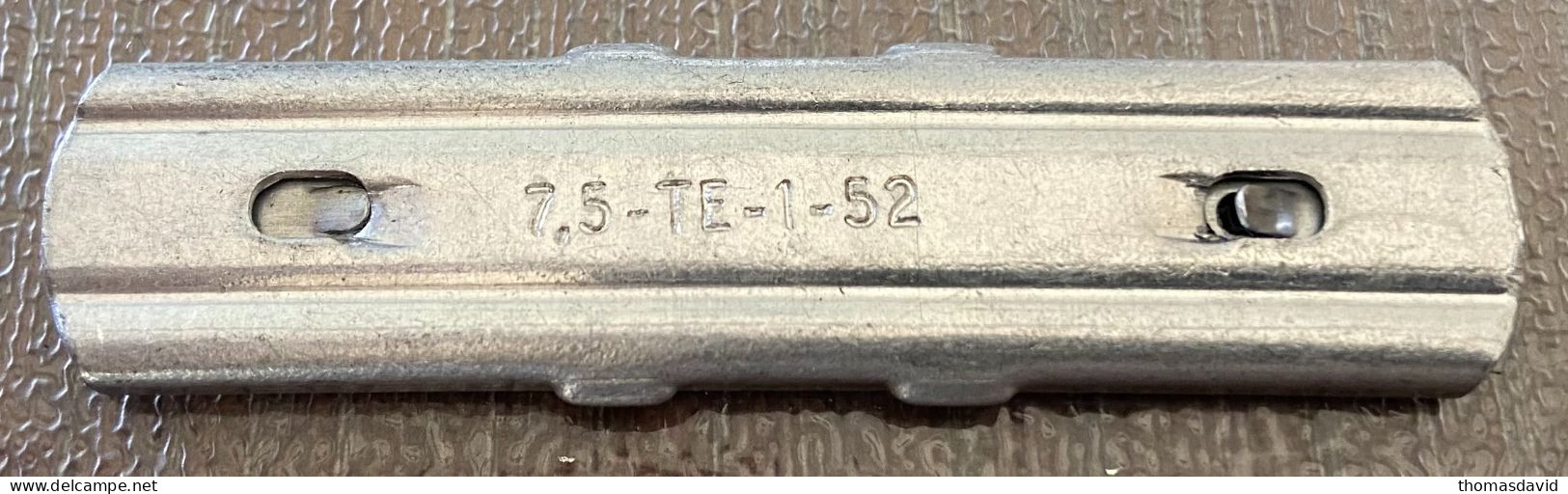 Clip De 5 Cartouches 7,5 X 54 à Blanc Mle 1937 Pour Fusil MAS 36. - Armas De Colección