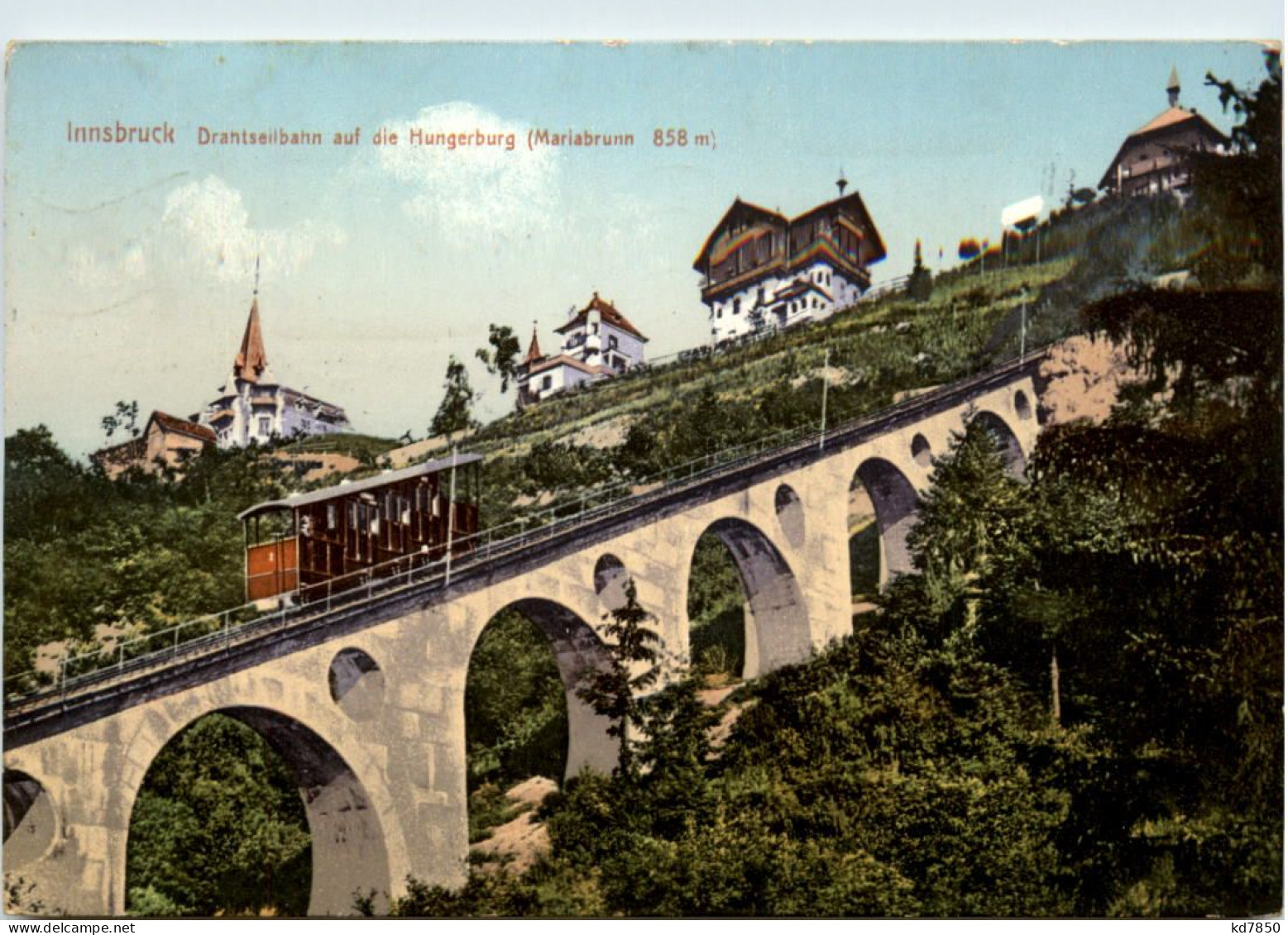 Innsbruck, Drahtseilbahn Auf Die Hungerburg - Imst