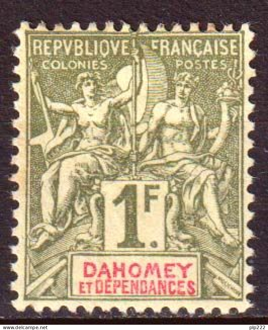 Dahomey 1901 Y.T.15 */MH VF/F - Ongebruikt