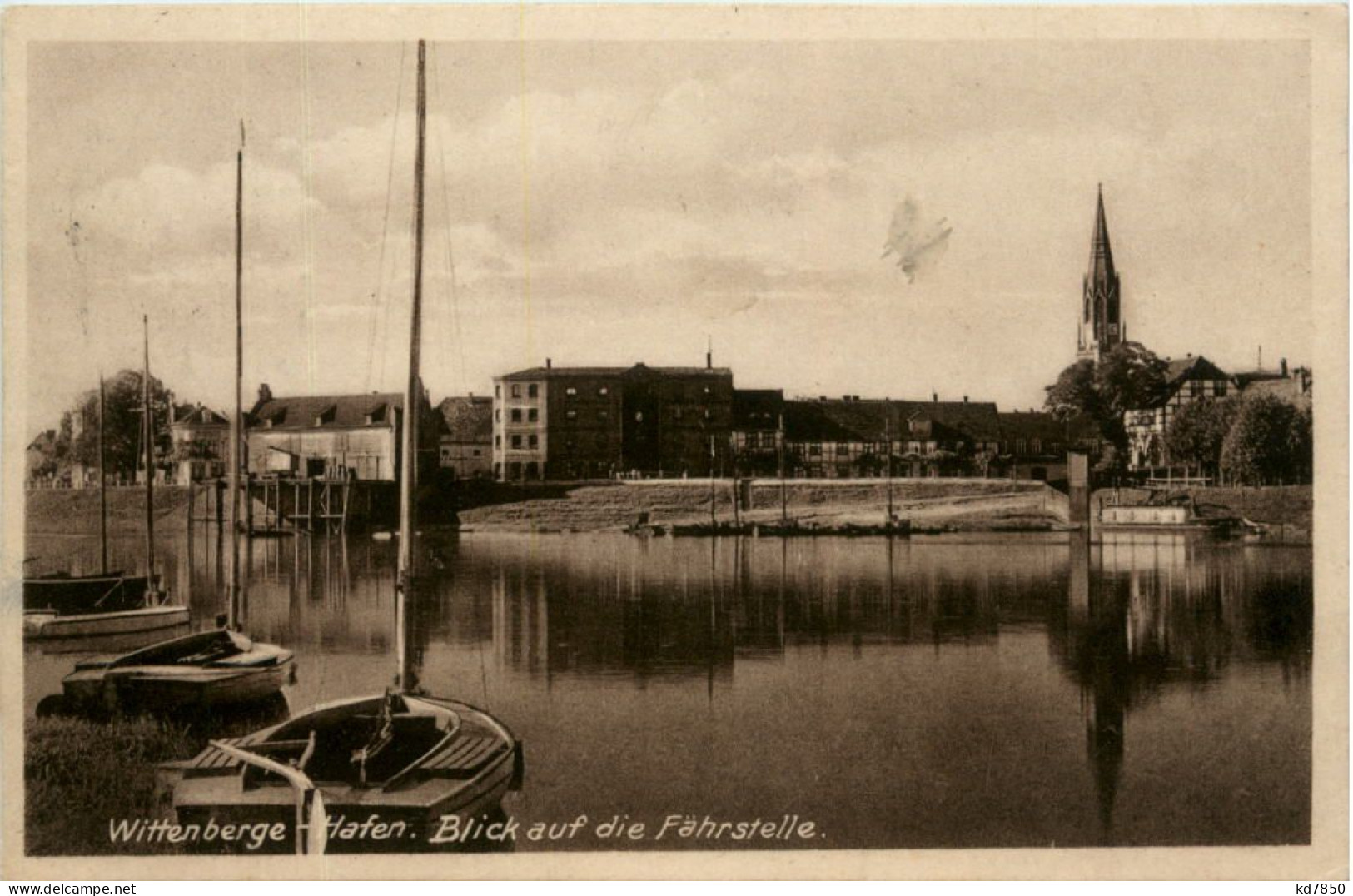 Wittenberge, Hafen, Blick Auf Die Fährstelle - Wittenberge