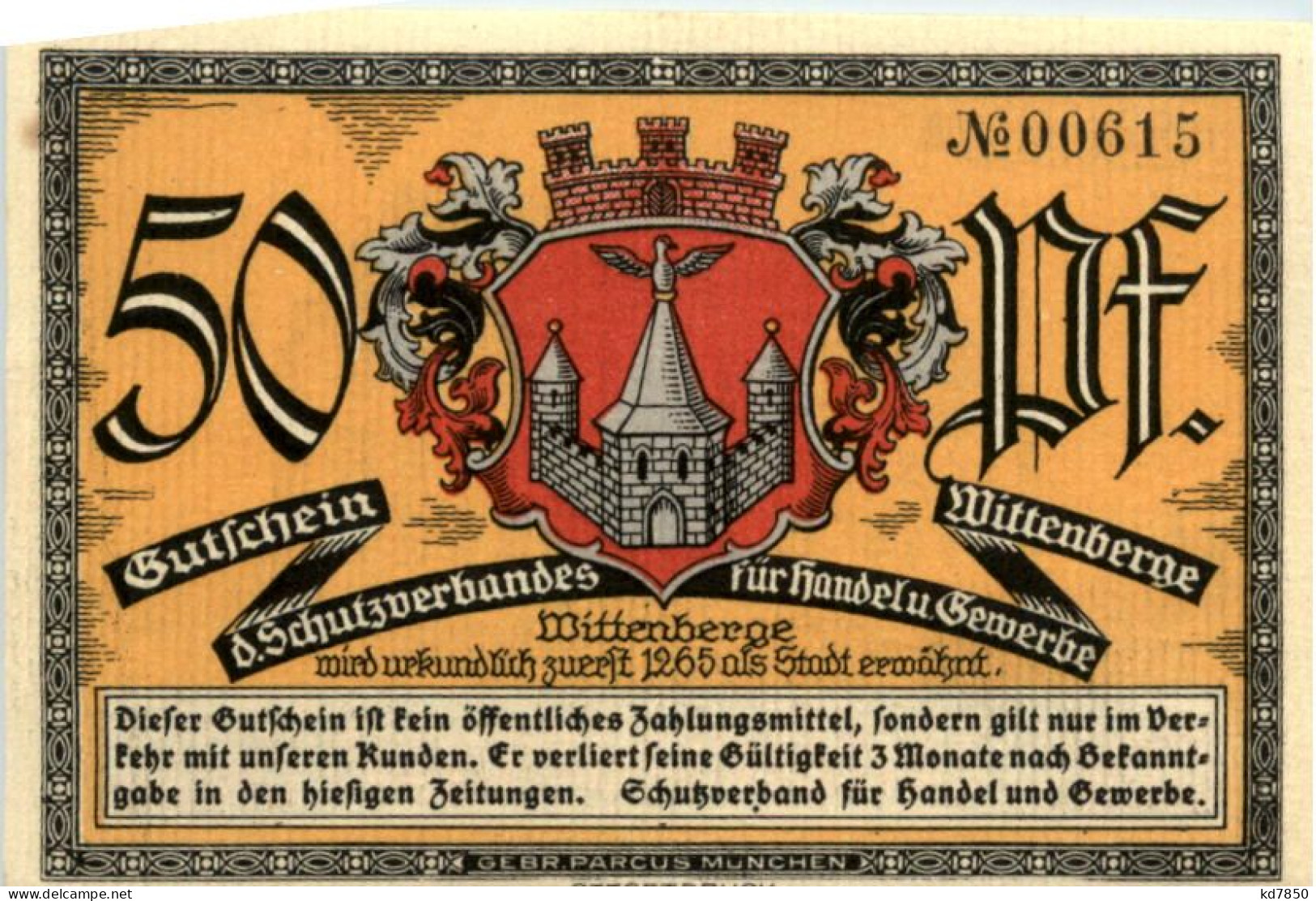 Wittenberge - Notgeld - Wittenberg