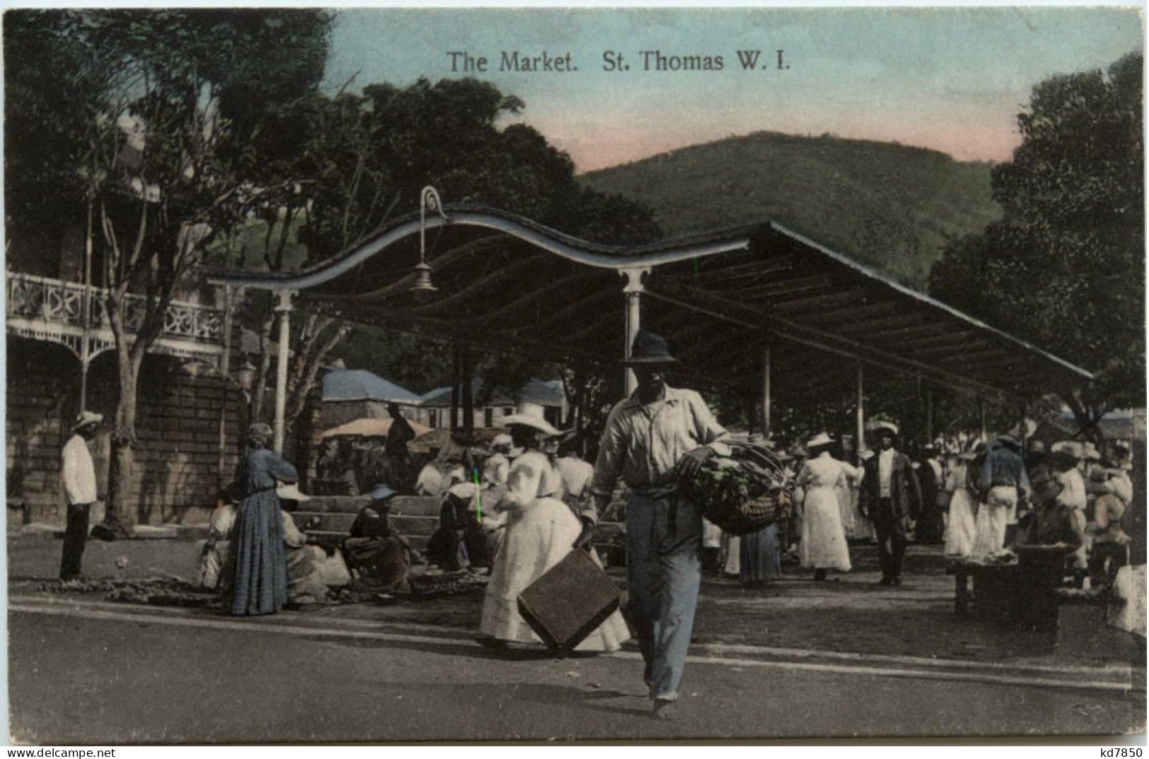 St. Thomas - W.I. - The Market - Jungferninseln, Amerik.