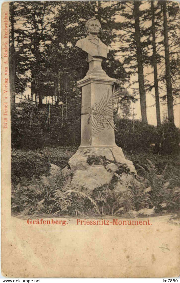 Gräfenberg, Priessnitz-Monument - Forchheim