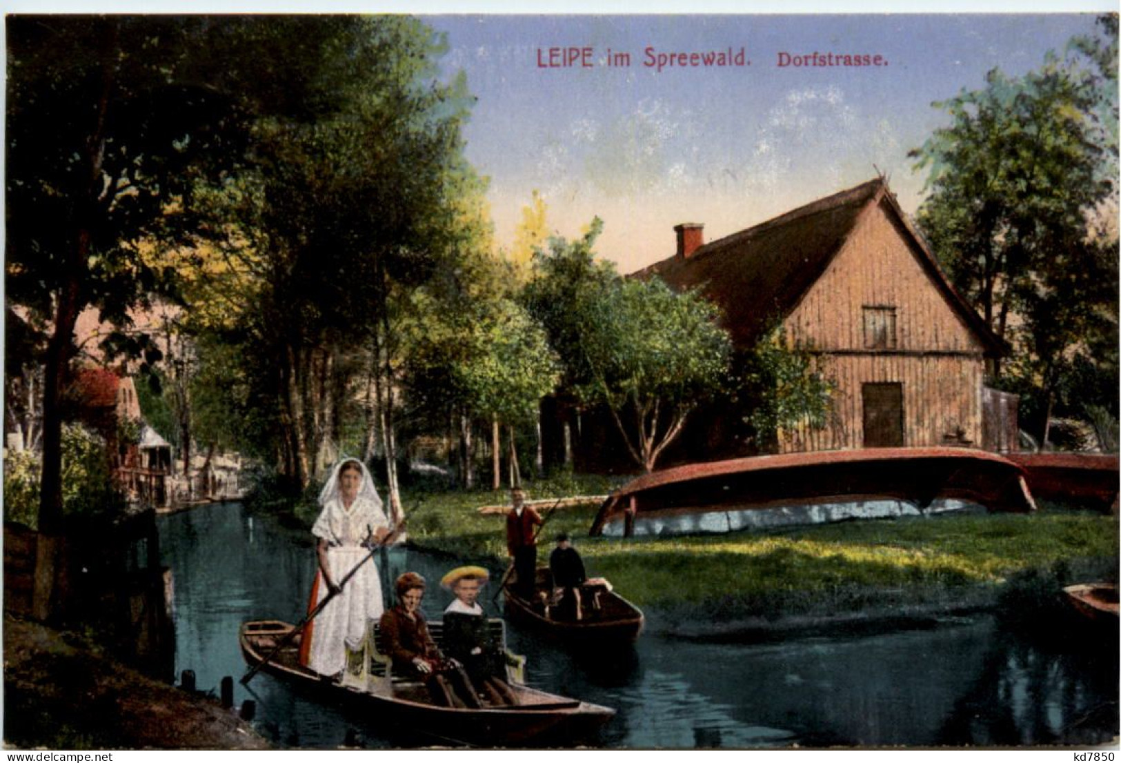 Leipe Im Spreewald - Dorfstrasse - Luebbenau