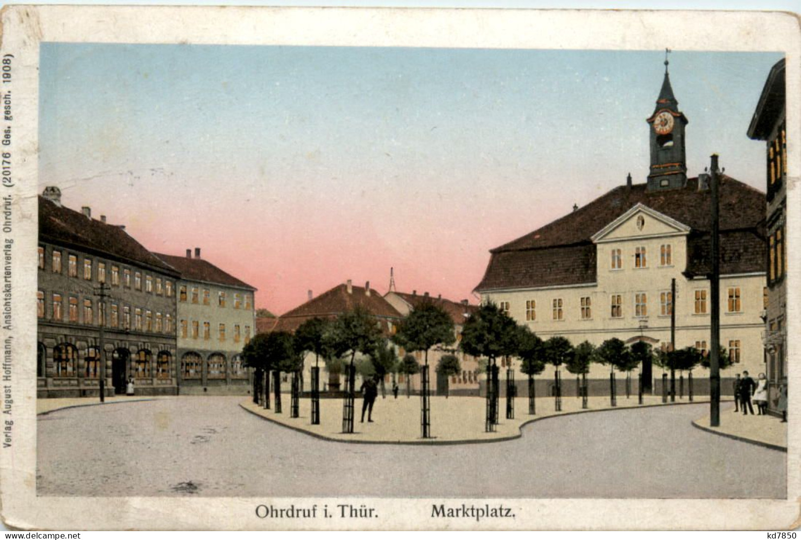 Ohrdruf - Marktplatz - Lunakarte - Gotha