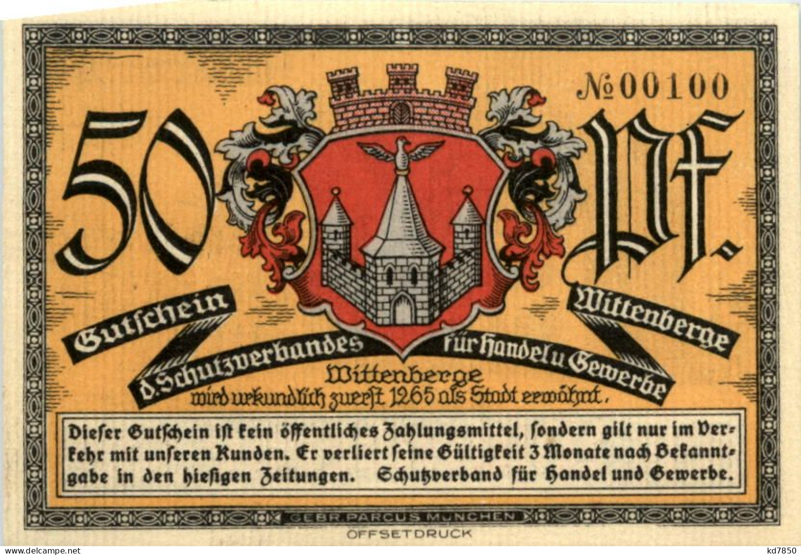 Wittenberge - Notgeld - Wittenberg