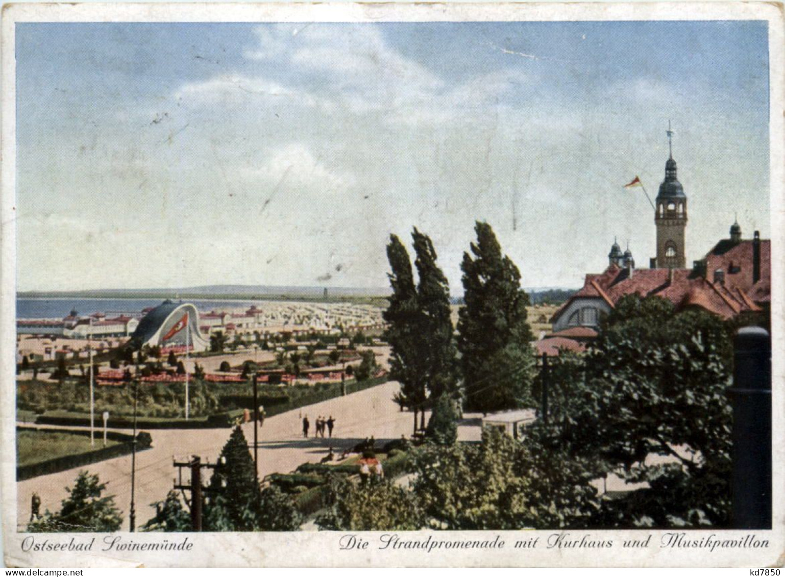 Ostseebad Swinemünde - Strandpromenade - Pommern