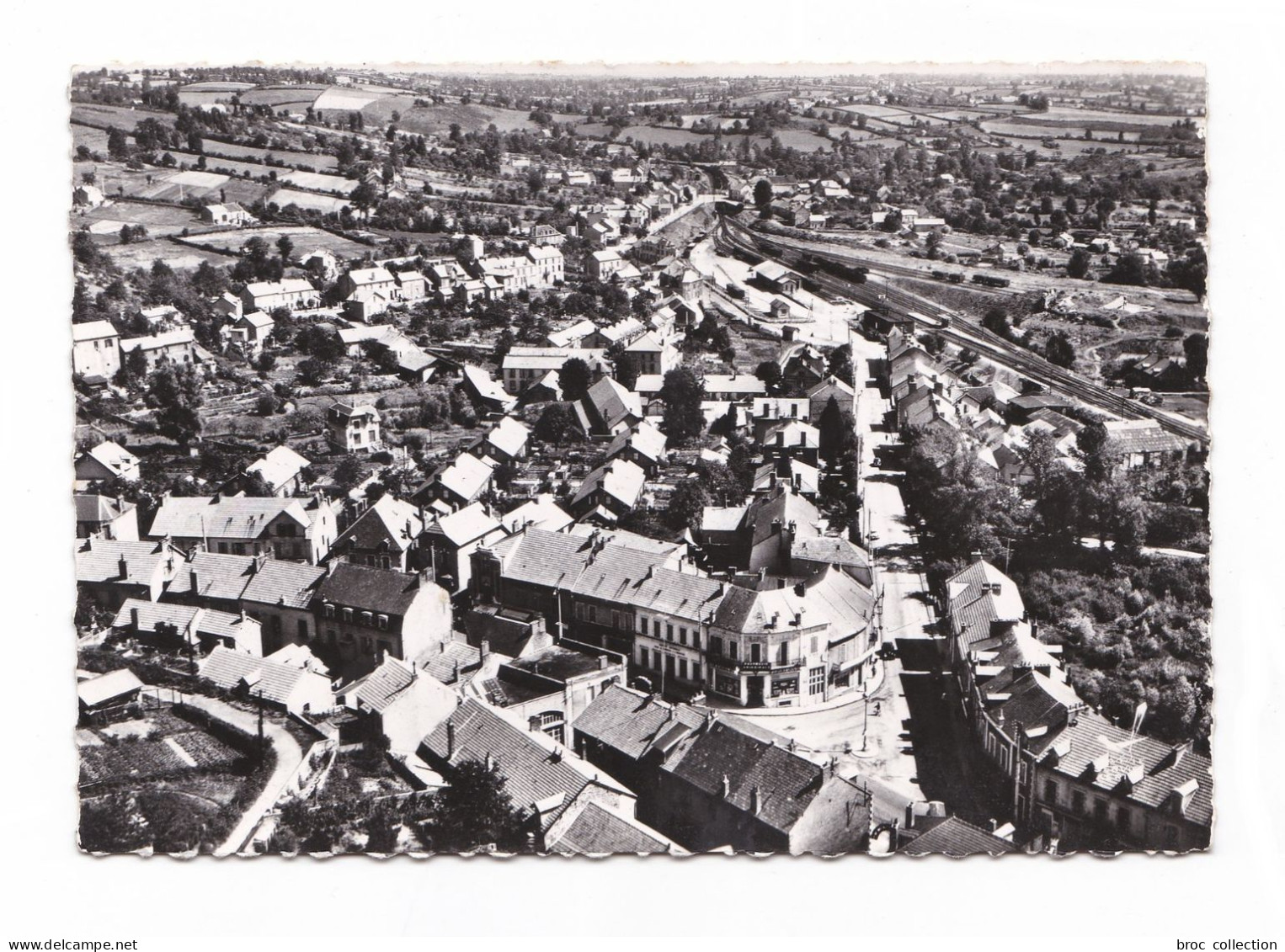 En Avion Au-dessus De... Saint-Éloy-les-Mines, Vue Générale, éd. Lapie N° 6 - Saint Eloy Les Mines