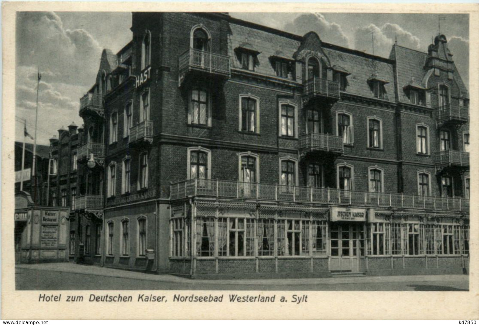 Nordseebad Westerland Auf Sylt - Hotel Zum Deutschen Kaiser - Sylt