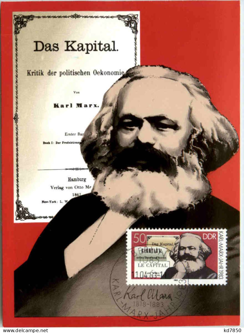 Karl Marx - Maximumkarte - Sonstige & Ohne Zuordnung