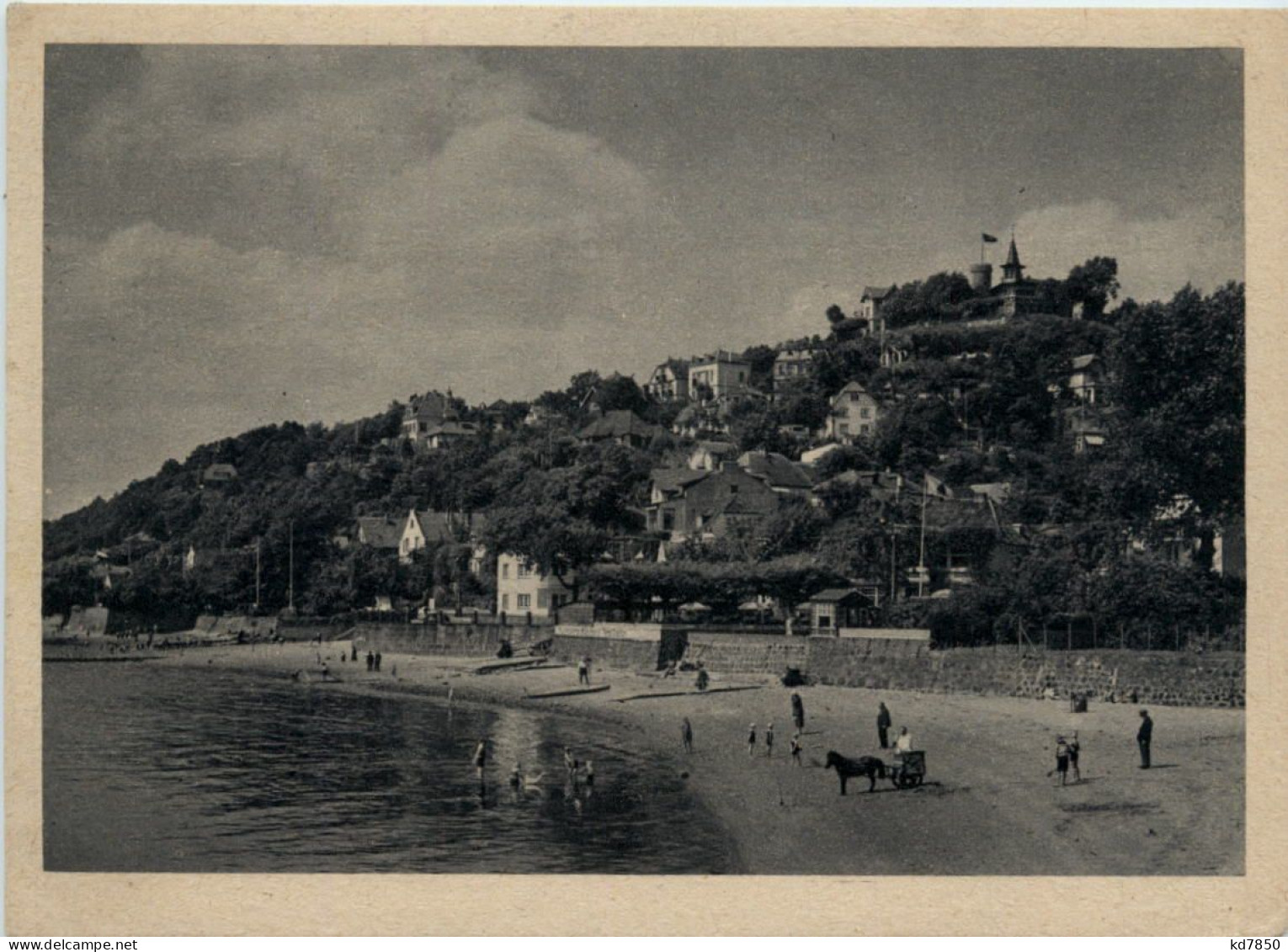 Hamburg - Blankenese - Strand Mit Süllberg - Blankenese