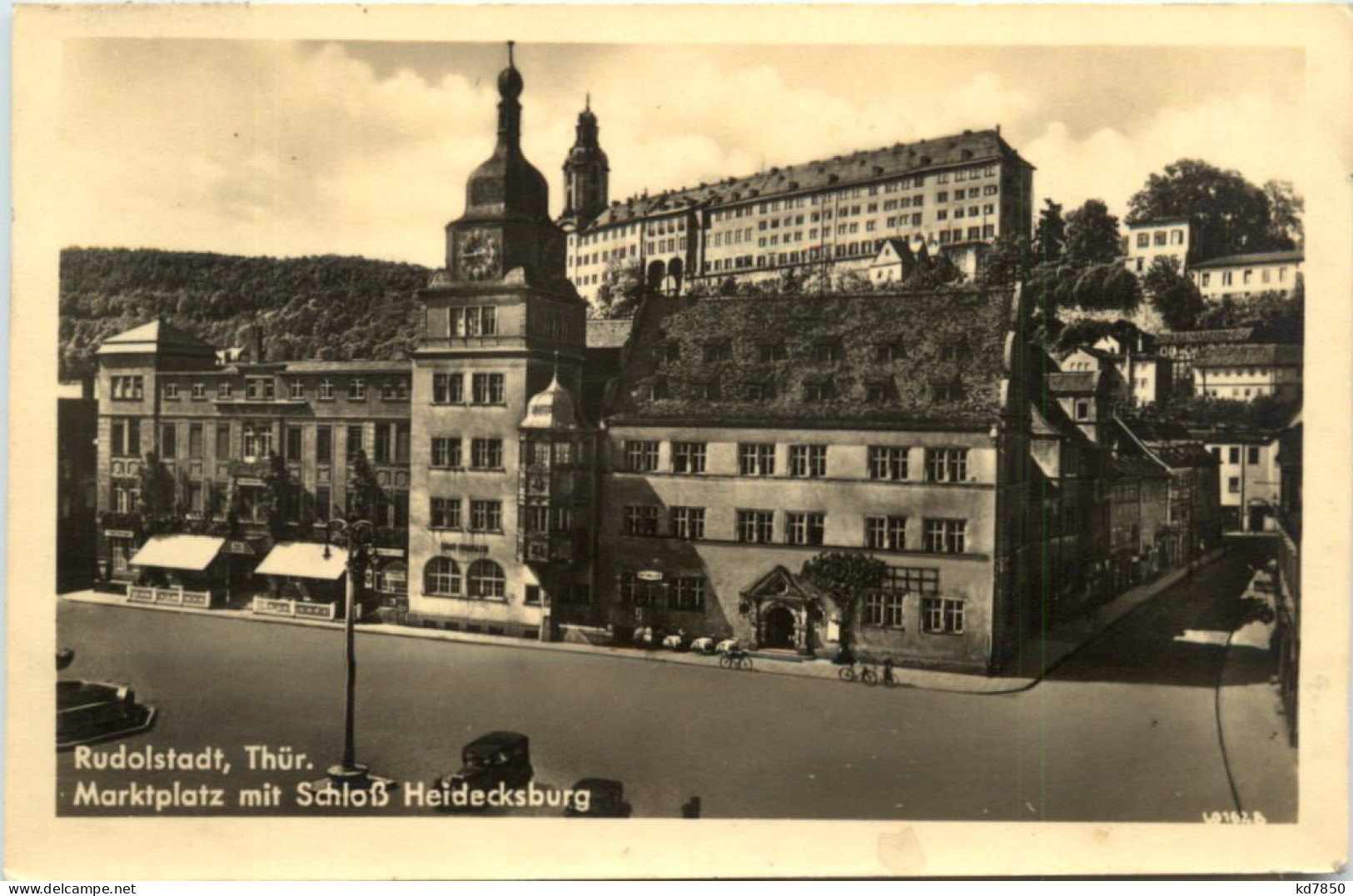 Rudolstadt, Marktplatz Mit Schloss Heidecksburg - Rudolstadt