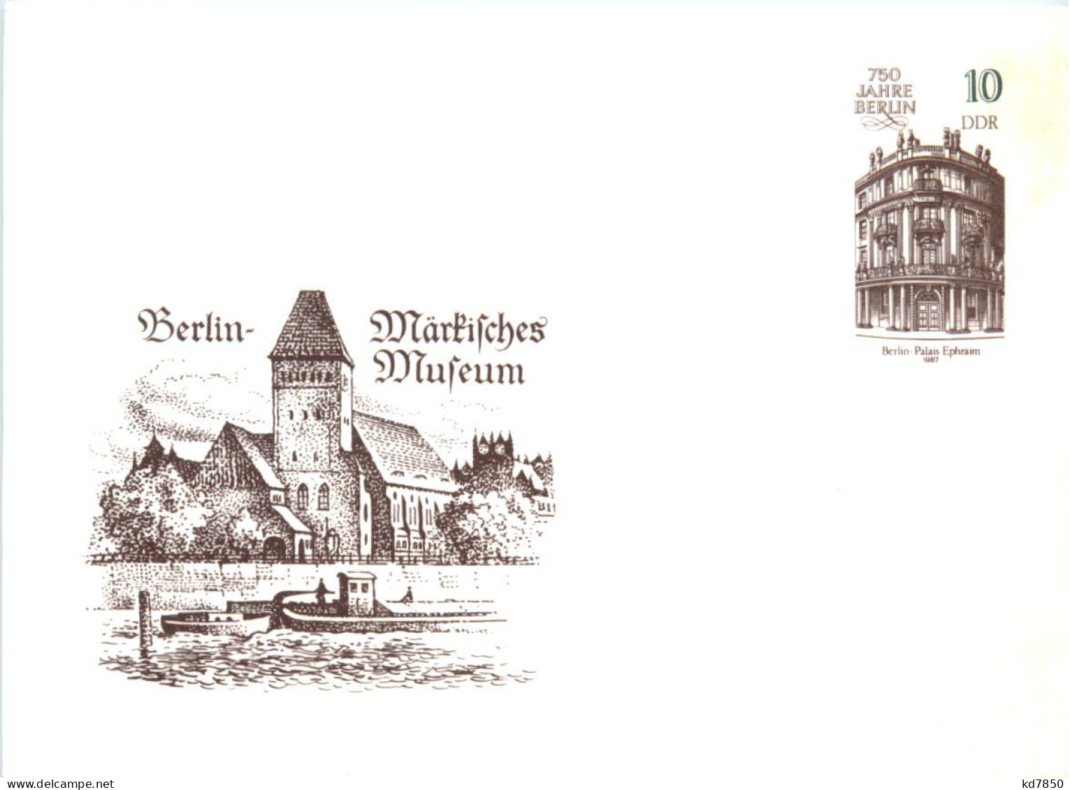 DDR - Berlin - Märkisches Museum - Ganzsache - Postales - Nuevos