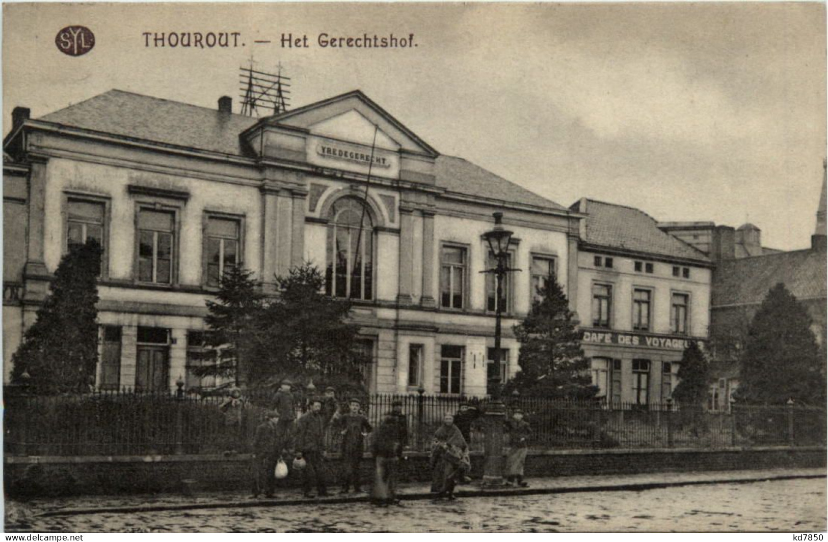 Thourout - Het Gerechtshof - Feldpost Landsturm 23. Res. Korps - Torhout