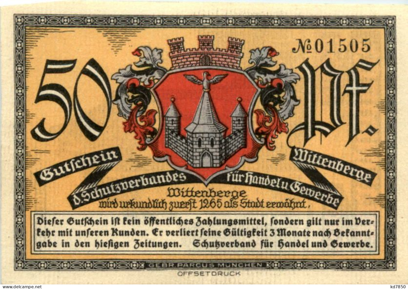 Wittenberge - Notgeld - Wittenberg