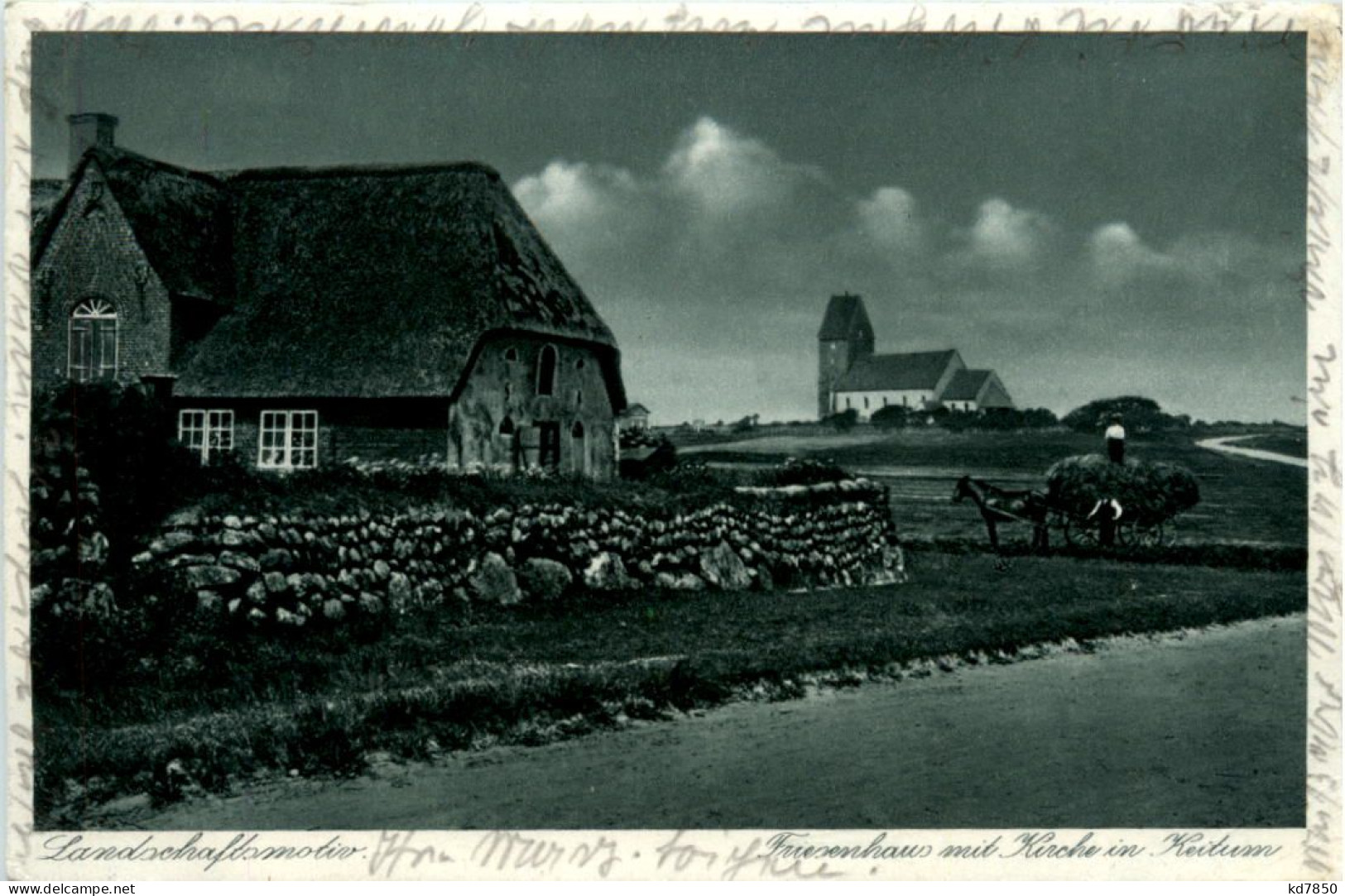 Friesenhaus Mit Kirche In Keitum - Sylt