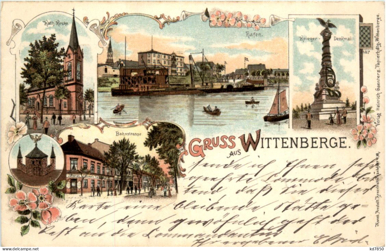 Gruss Aus Wittenberge - Litho - Wittenberge