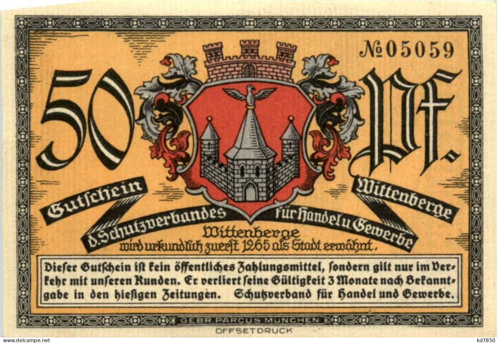 Wittenberge - Notgeld - Wittenberg