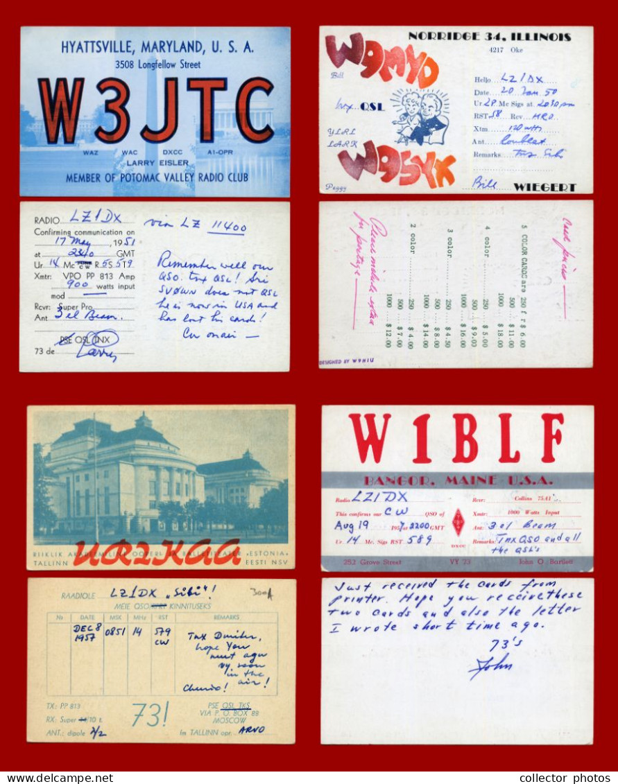 Lot Of 16 Vintage Radio Cards [de32982] - 5 - 99 Cartoline