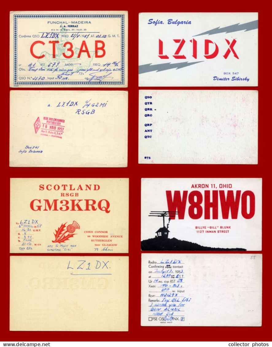 Lot Of 16 Vintage Radio Cards [de32982] - 5 - 99 Postkaarten