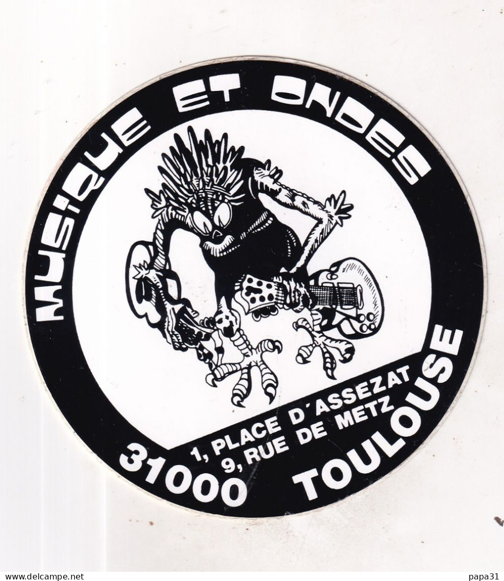 Autocollan - MUSIQUE Et ONDES  - TOULOUSE - Pegatinas