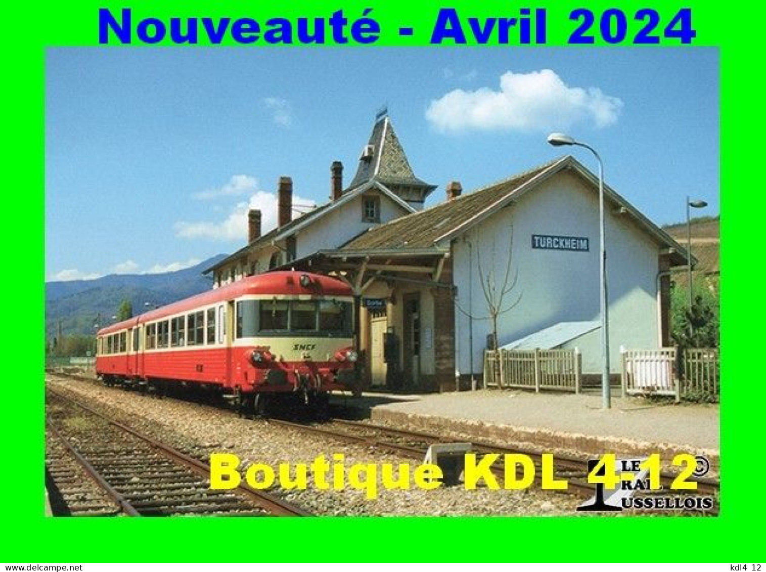 RU 2181 - Autorail Caravelle X 4422 En Gare - TURCKHEIM - Haut-Rhin - SNCF - Turckheim