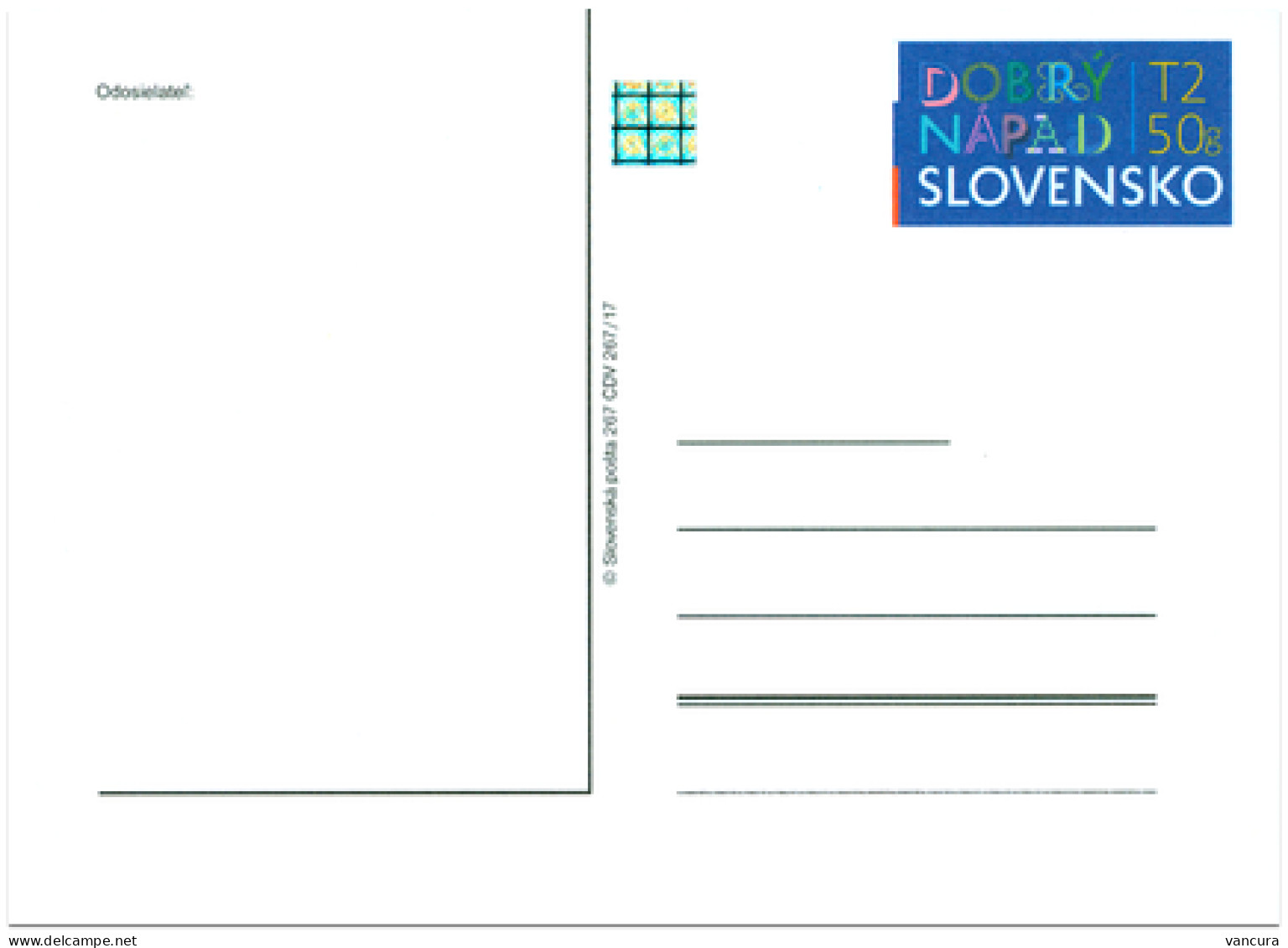 CDV 267 Slovakia Good Idea 2017 - Postcards