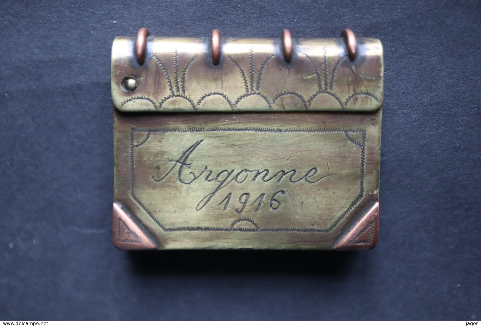 Briquet De Tranchée Livre  ARGONNE 1916 Livre - 1914-18