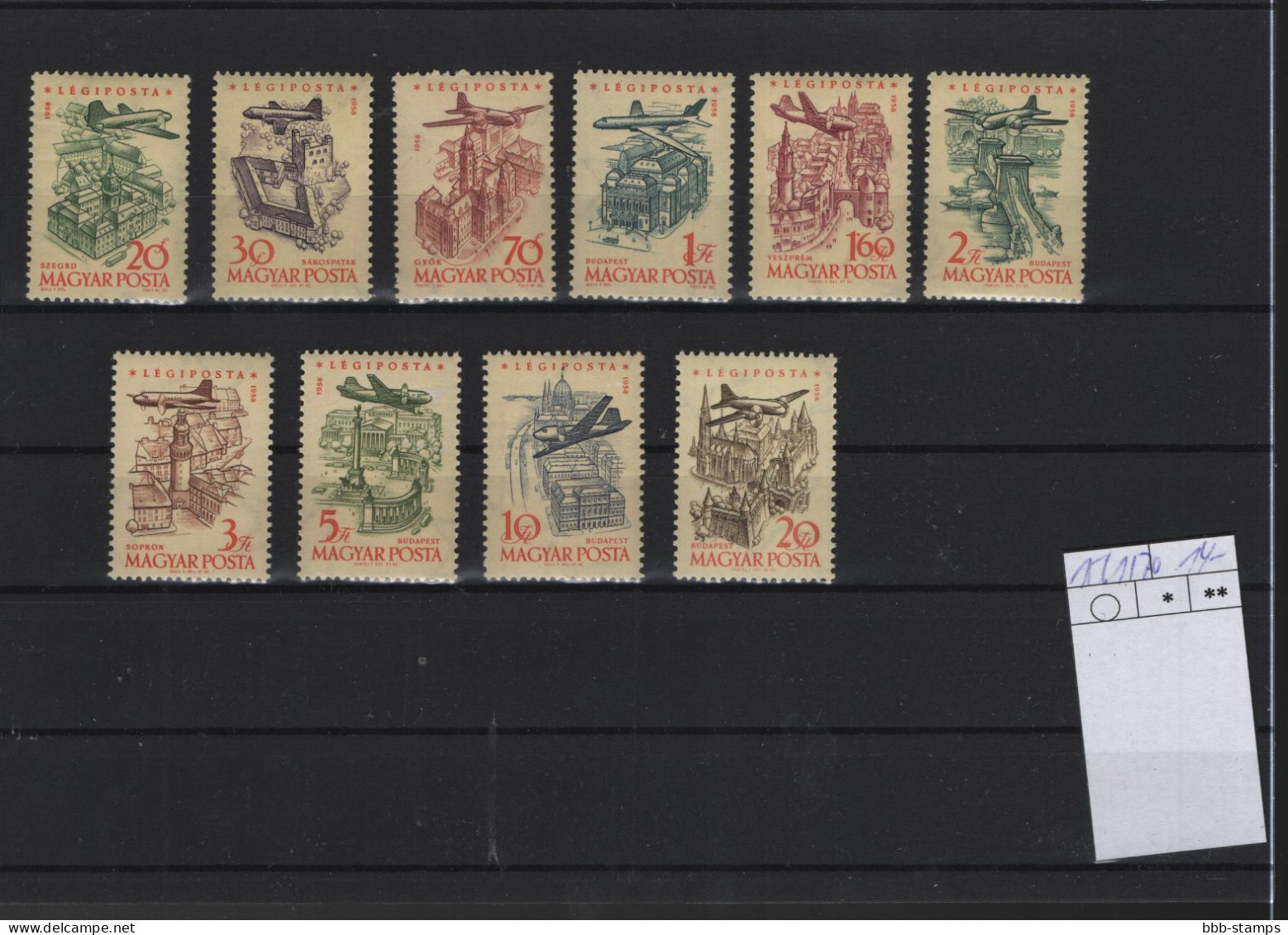 Ungarn Michel Cast.. No.  Mnh/** 1561/1570 - Unused Stamps