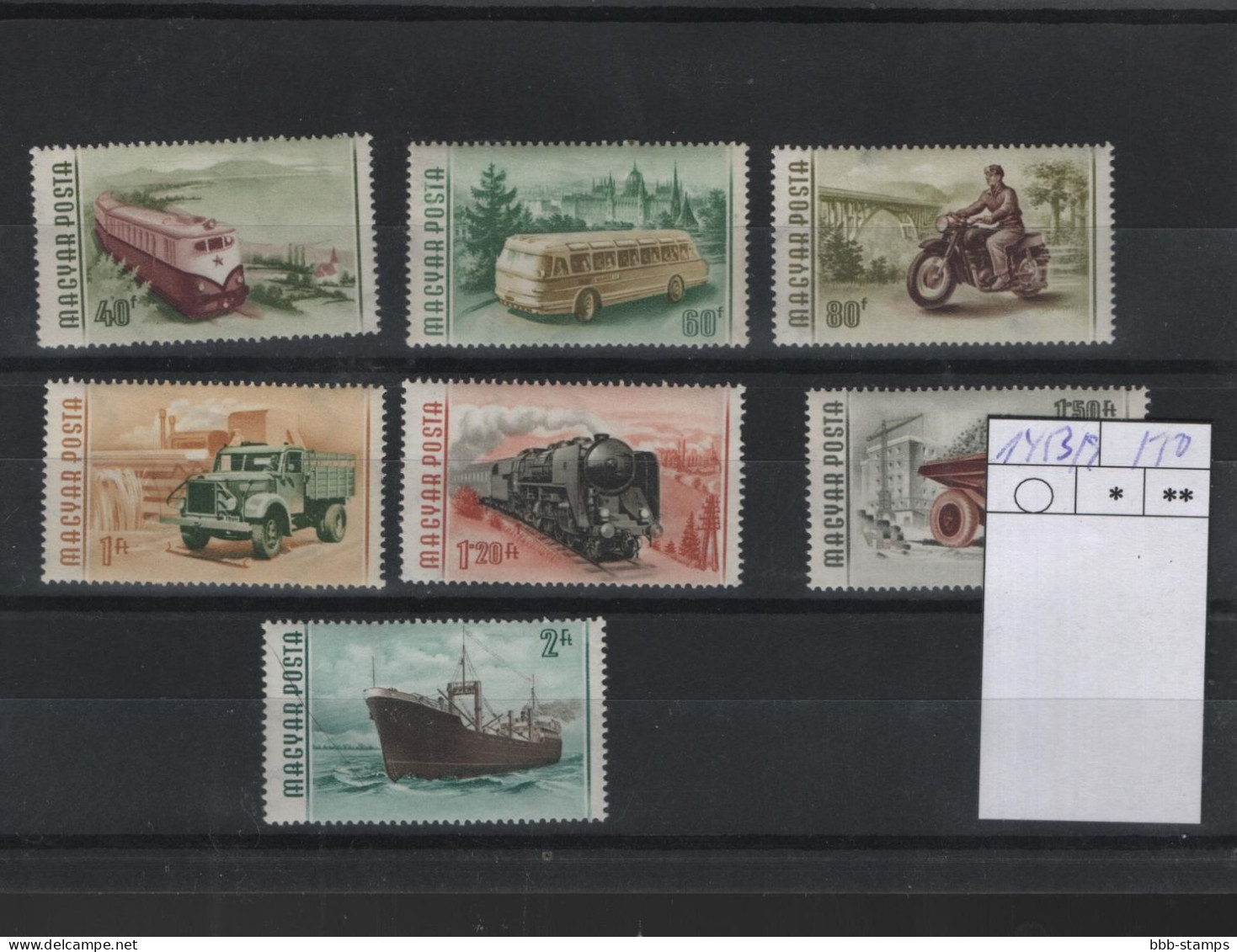 Ungarn Michel Cast.. No.  Mnh/**  1453/1459 - Unused Stamps