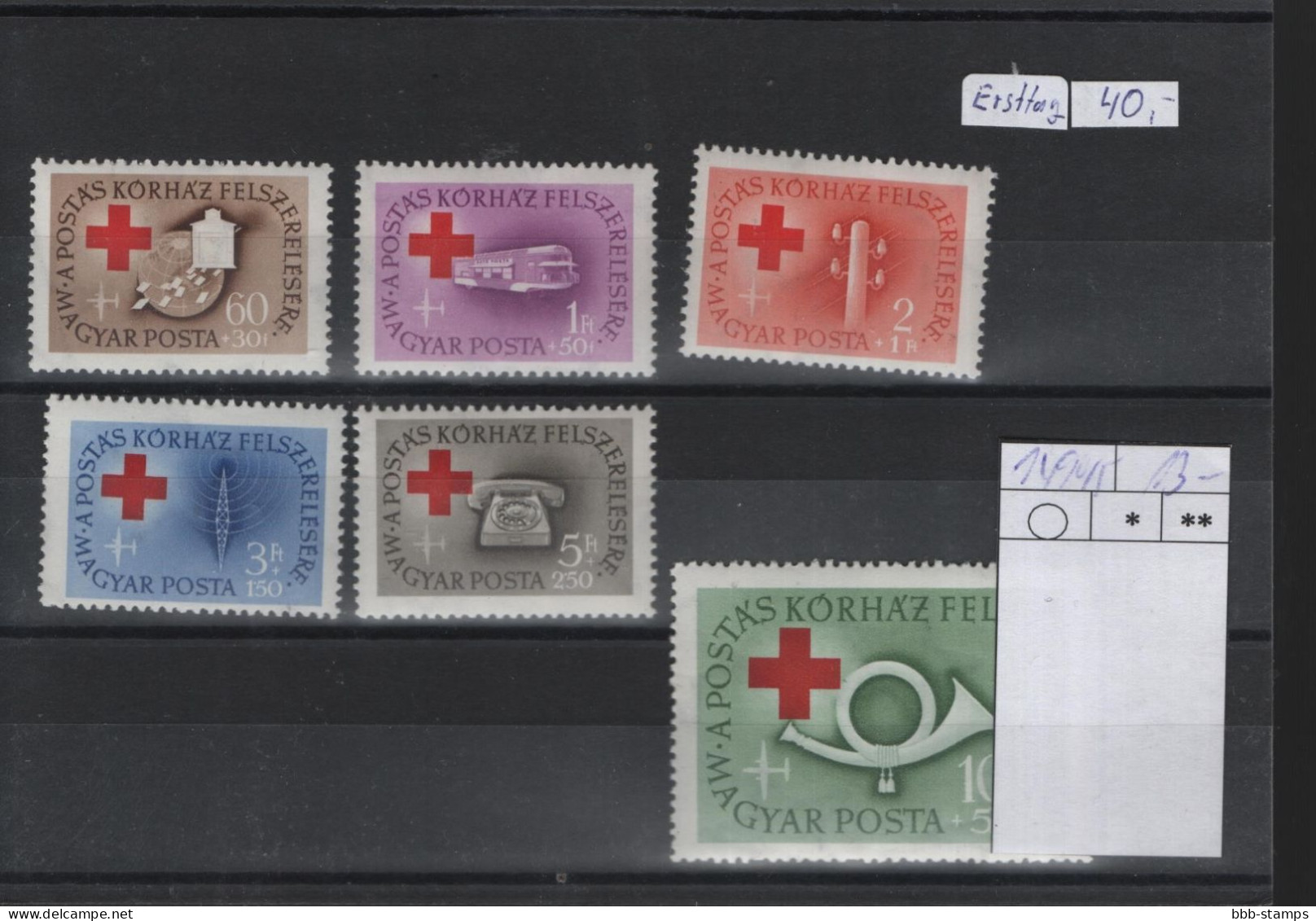 Ungarn Michel Cast.. No.  Mnh/** 1490/1495 - Unused Stamps