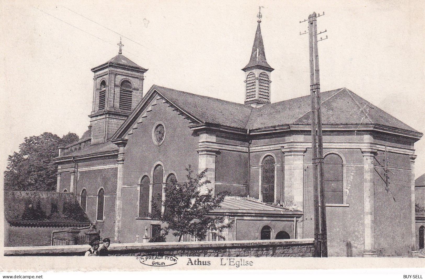 BELGIQUE - ATHUS - L'EGLISE - - Aubange