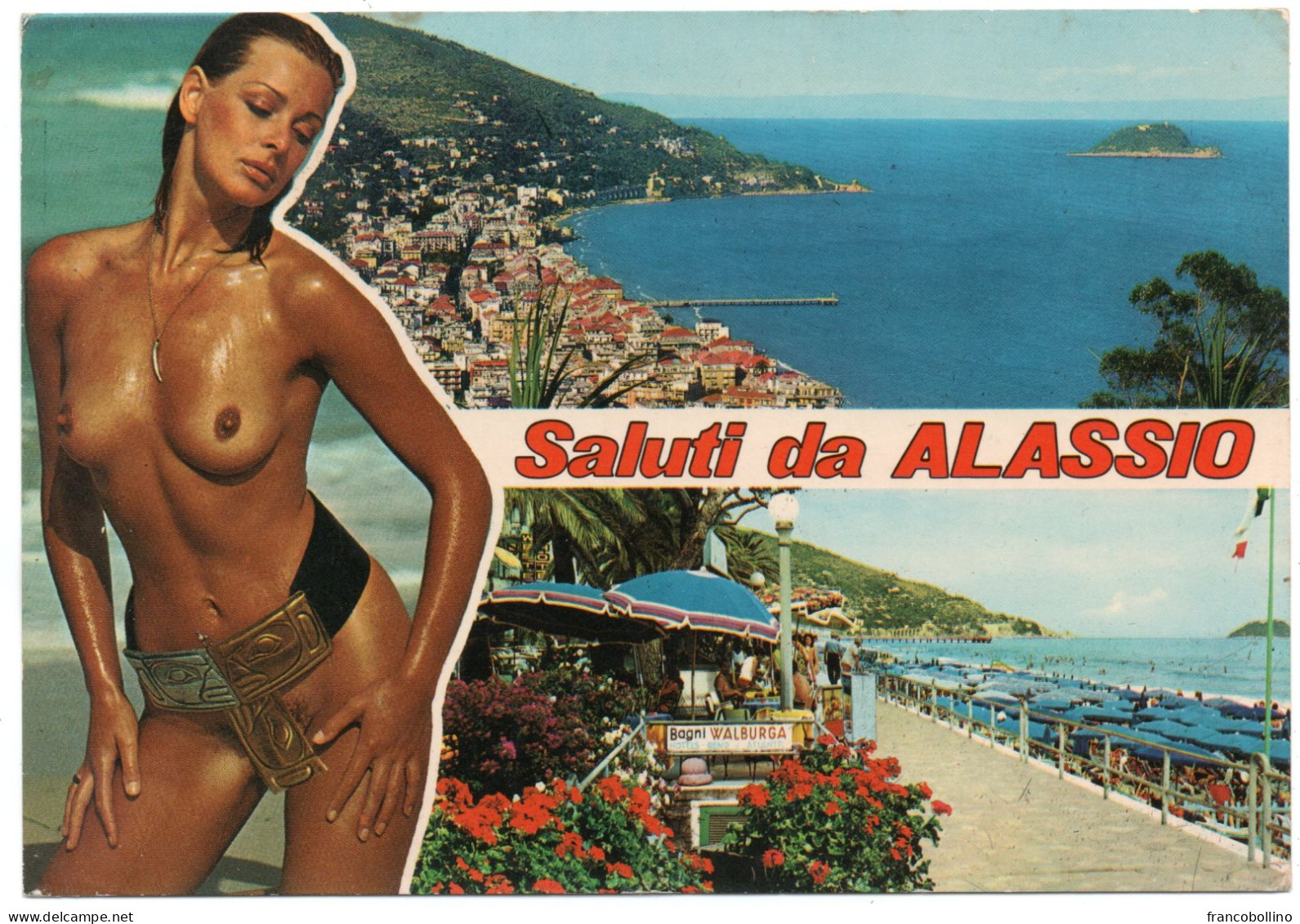 ALASSIO (SV) - NAKED GIRL - SEINS NUS/BREASTS NUDE - PIN-UP - Pin-Ups