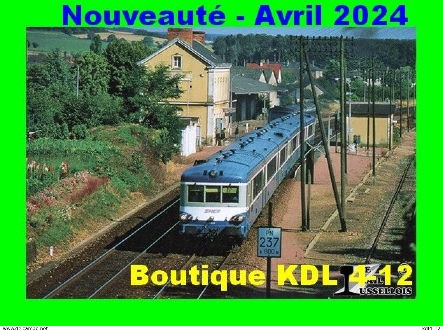 RU 2183 - Autorail Caravelle X 4926 En Gare - ECOMMOY - Sarthe - SNCF - Gares - Avec Trains