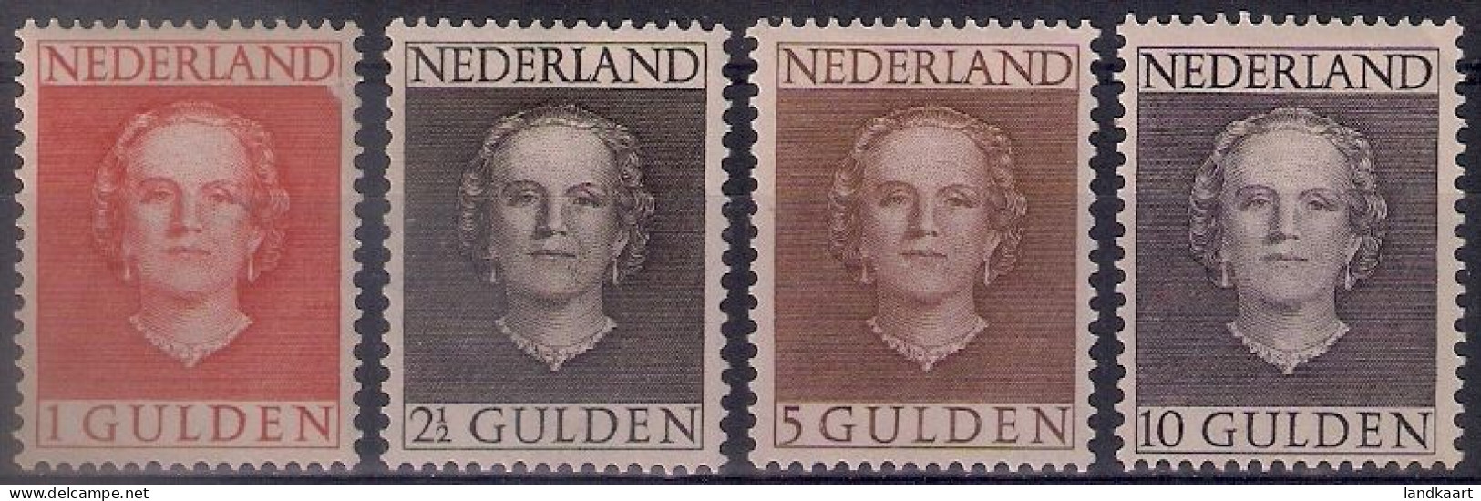 Netherlands 1949, NVPH Nr 534-37, MLH OG - Unused Stamps