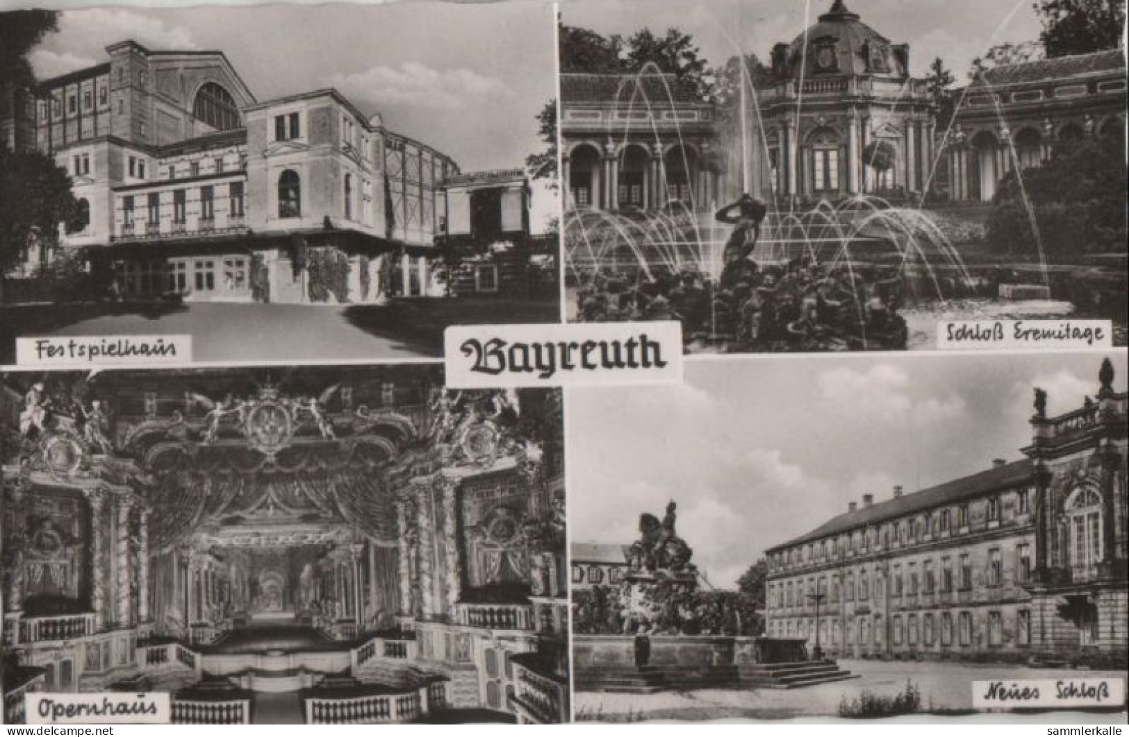 58439 - Bayreuth - U.a. Festspielhaus - Ca. 1955 - Bayreuth