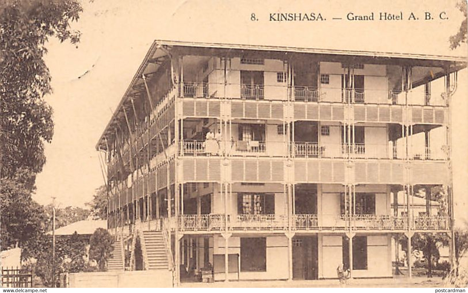 Congo - KINSHASA - Grand Hôtel A.B.C. - Ed. 8 - Congo Belga