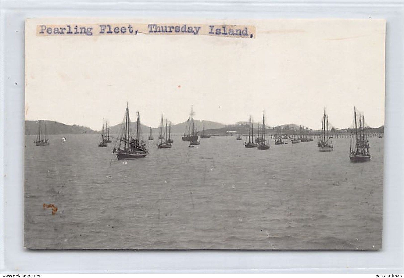 Australia - THURSDAY ISLAND (QLD) Pearling Fleet - REAL PHOTO - Publ. Nittsuseido Publ. Co.  - Otros & Sin Clasificación