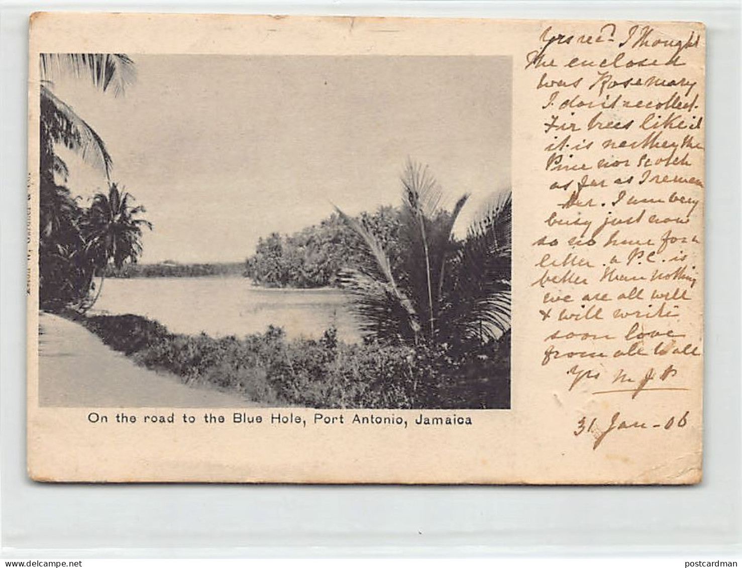Jamaica - PORT ANTONIO - On The Road To The Blue Hole - Publ. Unknown  - Giamaica
