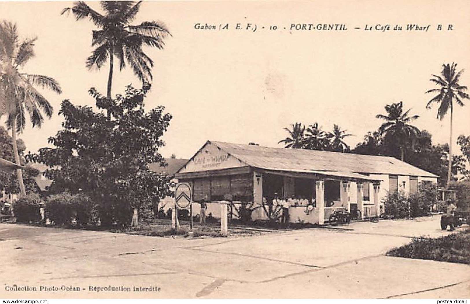 Gabon - PORT-GENTIL - Le Café Du Wharf - Ed. Bloc Frères 10 - Gabun