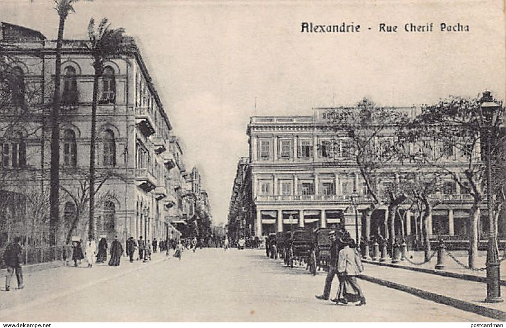 Egypt - ALEXANDRIA - Sherif Pasha Street - Publ. The Cairo Postcard Trust  - Other & Unclassified