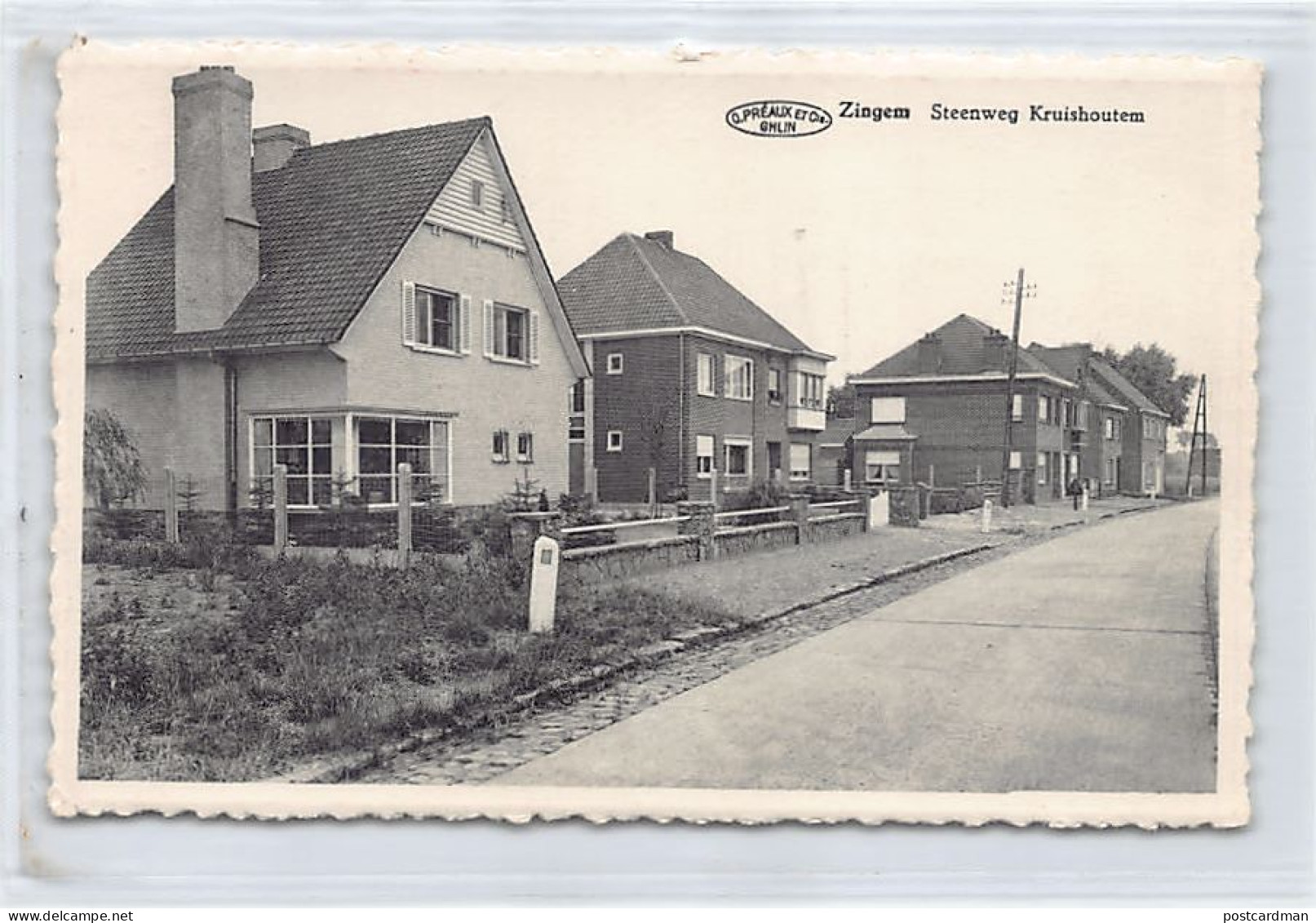ZINGEM (O. Vl.) Steenweg Kruishoutem - Uitg. Huis Van Ceulebroeck  - Zingem