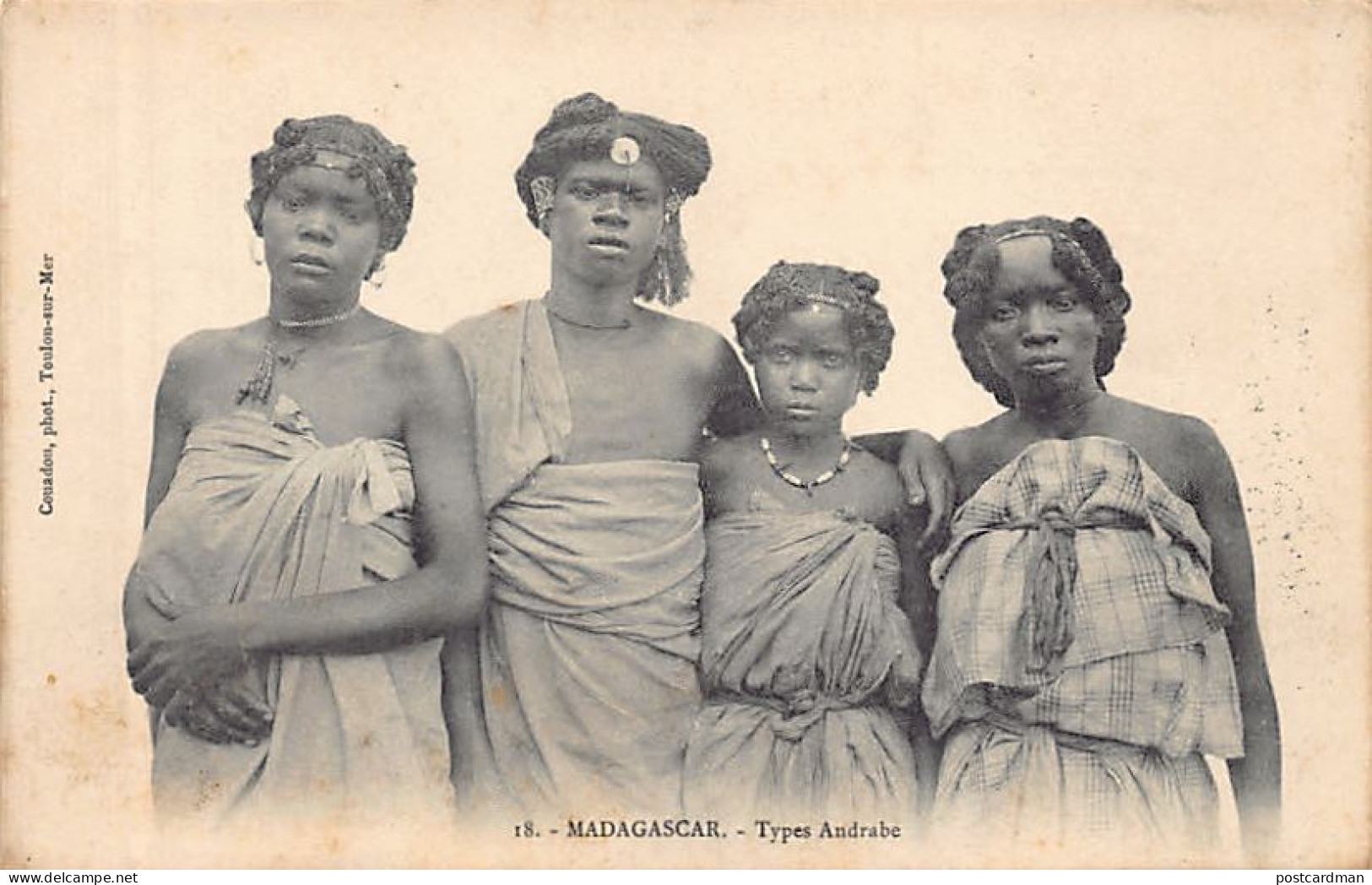 Madagascar - Types De Femmes Andrabe - Ed. Couadou 18 - Madagascar