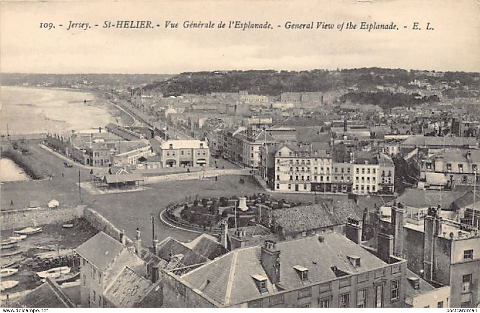 Jersey - SAINT-HELIER - General View Of The Esplanade - Publ. E.L. 109 - St. Helier