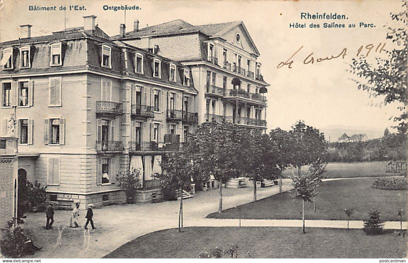 RHEINFELDEN (AG) Hôtel Des Salines Au Parc - Ed. G. Metz  - Rheinfelden